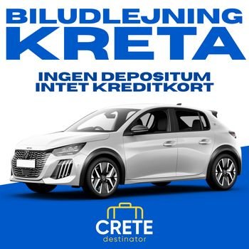 Billeje på Kreta uden kreditkort og uden depositum