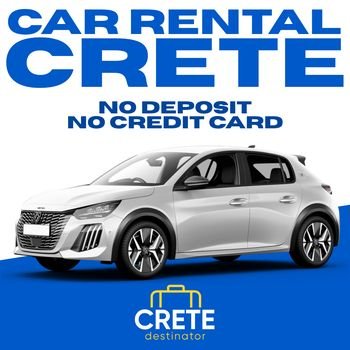 Car rental in Crete without a credit card or deposit