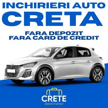Închirieri mașini Creta fără card de credit și fără depozit